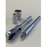 Тріскачка міні 1/4" з шарніром TOPTUL 60 зубців (ісп. з FTDF0810) CHEV0811 - Зображення 7