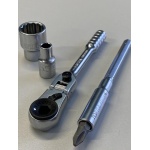 Магнітний битоутримувач TOPTUL 1/4" L100мм (ісп. з CHEV0811) FTDF0810 - Зображення 4