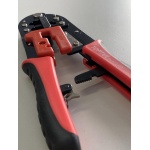 Кліщі для обтиску та зачистки проводів (RJ11/RJ12/RJ45) тріскачкові TOPTUL DKAC2420 - Зображення 2