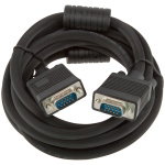 Кабель VGA-3.0BK 3 м чорний (з двома феритовими кільцями) - Зображення 2