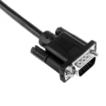 Кабель VGA-5.0BK 5 м чорний (з двома феритовими кільцями) - Зображення 2