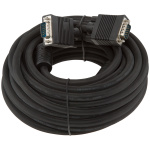Кабель VGA-10.0BK LogicPower 10 м черный (с двумя ферритовыми кольцами) - Зображення 2