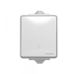 VIDEX BINERA IP65 Вимикач зовнішній 1кл прохідний сірий (VF-BNW11P-G) (10/100) - Зображення 2