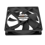 Вентилятор 3pin + 4pin 120 мм (Molex живлення) BLACK LP F12NBD - Зображення 3