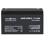 Акумулятор AGM LPM 6V - 7.2 Ah - Зображення 6