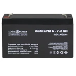 Акумулятор AGM LPM 6V - 7.2 Ah - Зображення 6