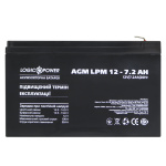Акумулятор AGM LPM 12V - 7.2 Ah - Зображення 5