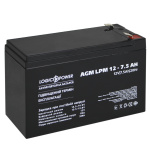 Акумулятор AGM LPM 12V - 7.5 Ah - Зображення 4