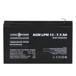 Акумулятор AGM LPM 12V - 7.5 Ah - Зображення 5