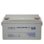 Акумулятор мультигелевий LPM-MG 12V - 65 Ah - Зображення 4