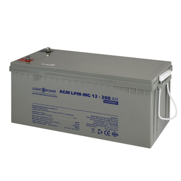 Акумулятор мультигелевий LPM-MG 12V - 200 Ah