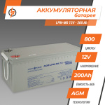 Акумулятор мультигелевий LPM-MG 12V - 200 Ah - Зображення 2