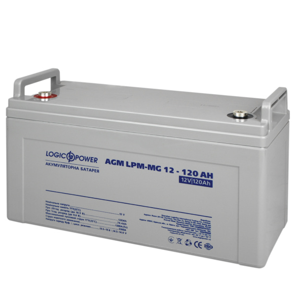 Акумулятор мультигелевий LPM-MG 12V - 120 Ah