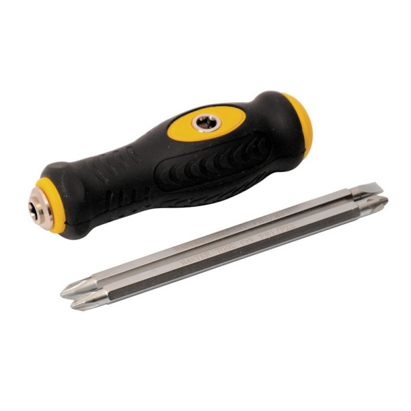 Викрутка MASTERTOOL з Т-подібною ручкою насадка 130 мм PH1-PZ2/PH2-SL6 40-0140