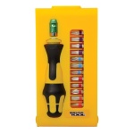 Викрутка MASTERTOOL в кейсі + 12 насадок 40-0143 - Зображення 2