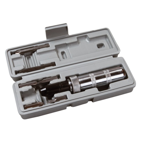 Викрутка ударно-поворотна MASTERTOOL 6 насадок у кейсі 40-0151