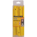 Викрутка MASTERTOOL 4В1 2 насадки 50 мм SL3-PH0/SL4-PH1 40-0160 - Зображення 3
