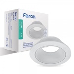 Світильник точковий Feron DL8300 MR16/G5.3/білий, круг поворотний (6762)
