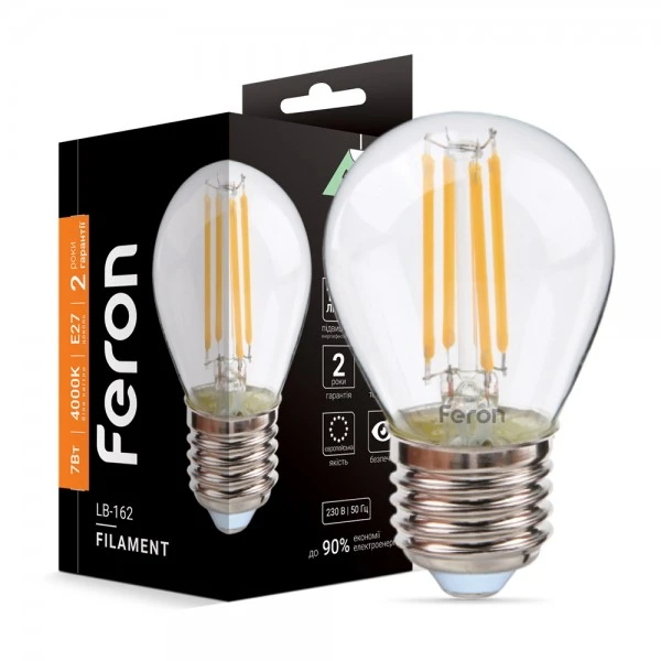 Світлодіодна лампа Feron LB-162 7W E27 4000K