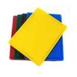 Дошка обробна HDPE з жолобом, 400 × 300 × 18 мм, 4 ніжки протиковзкі, коричнева - Зображення 8