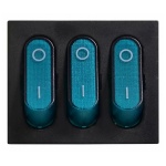 KCD2-3101N C3-BL/B 220V Перемикач 3 кл. синій з підсвічуванням - Зображення 2