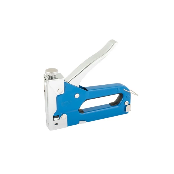 Степлер пружинний MASTERTOOL для скобі 4-14 мм 11.3х0.7 мм плавне регулювання сили удару корпус метал 41-0905