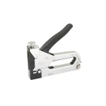 Степлер пружинний MASTERTOOL для скобі 4-14 мм 11.3х0.7 мм плавне регулювання сили удару корпус метал/хром 41-0906