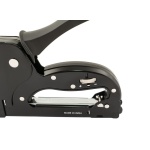 Степлер ресорний MASTERTOOL для скоби 4-14 мм 11.3х0.7 мм плавне регулювання сили удару корпус метал 41-0914 - Зображення 3