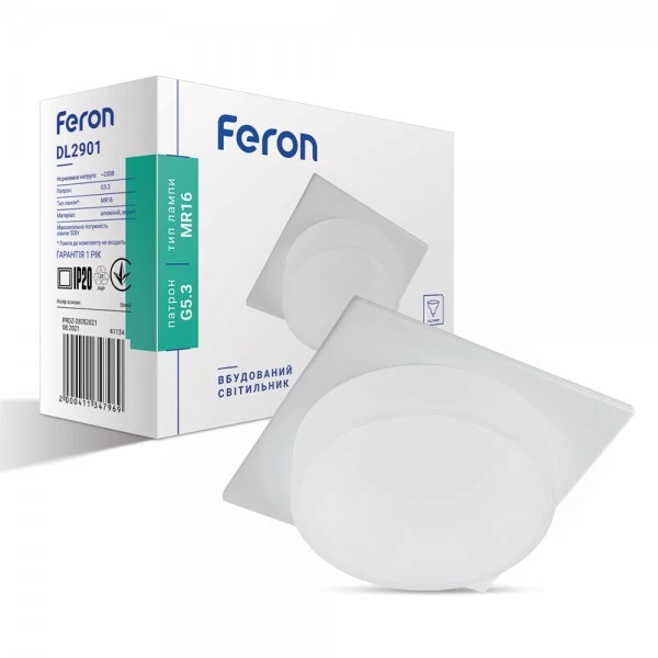 41134-600x600-1.jpg Вбудований світильник Feron DL2901 - Зображення 1