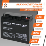 Акумулятор AGM LPM 12V - 18 Ah - Зображення 2