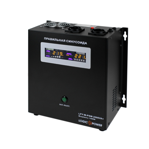 ДБЖ з правильною синусоїдою 24V LPY- W - PSW-2000VA+ (1400Вт)10A/20A