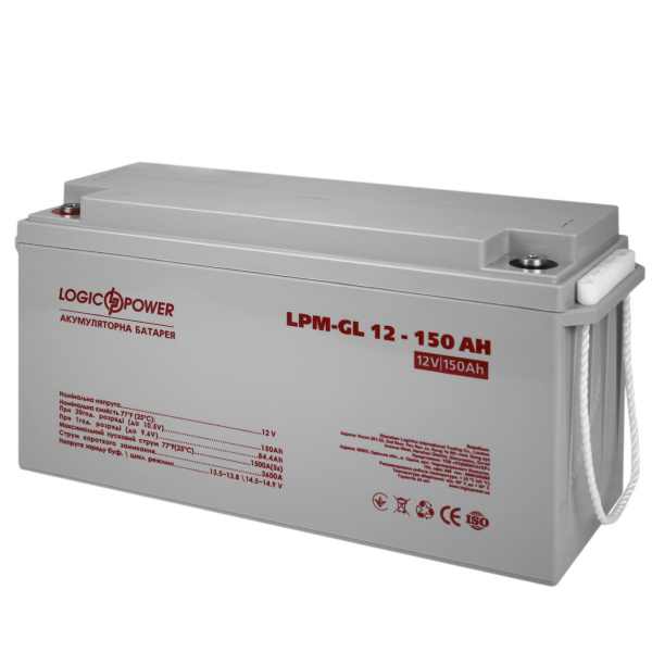 Акумулятор гелевий LPM-GL 12V - 150 Ah
