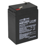 Акумулятор AGM LPM 6V - 5.2 Ah - Зображення 2