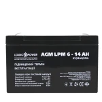 Акумулятор AGM LPM 6V - 14 Ah - Зображення 3