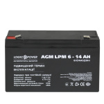 Акумулятор AGM LPM 6V - 14 Ah - Зображення 4