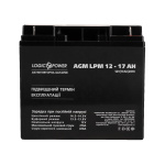 Аккумулятор кислотный AGM LogicPower LPM 12 - 17 AH - Зображення 4