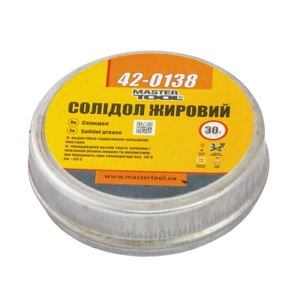 Солідол жировий MASTERTOOL 30 г жерсть 42-0138