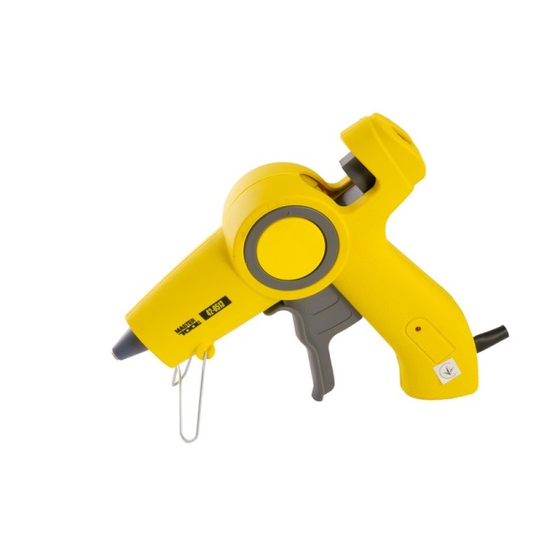 Клейовий пістолет MASTERTOOL Ø11.2 мм 200 Вт 10 г/хв "Крапля-Стоп" з LED-індикатором 42-0513