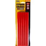 Стрижні клейові MASTERTOOL 11.2х200 мм 12 шт червоні 42-1158 - Зображення 2