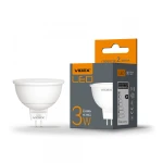LED лампа VIDEX MR16e 3W GU5.3 4100K 220V 20шт/ящ (VL-MR16e-03534)