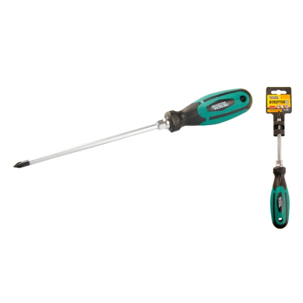 Викрутка хрестова MASTERTOOL РН1х150 мм посилена 45-8115