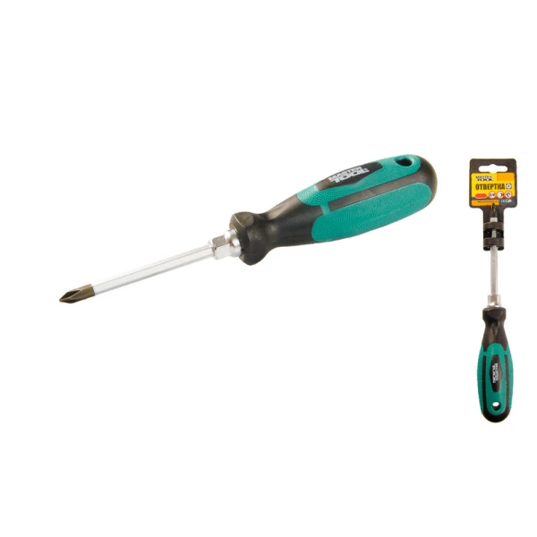 Викрутка хрестова MASTERTOOL РН1х75 мм посилена 45-8175