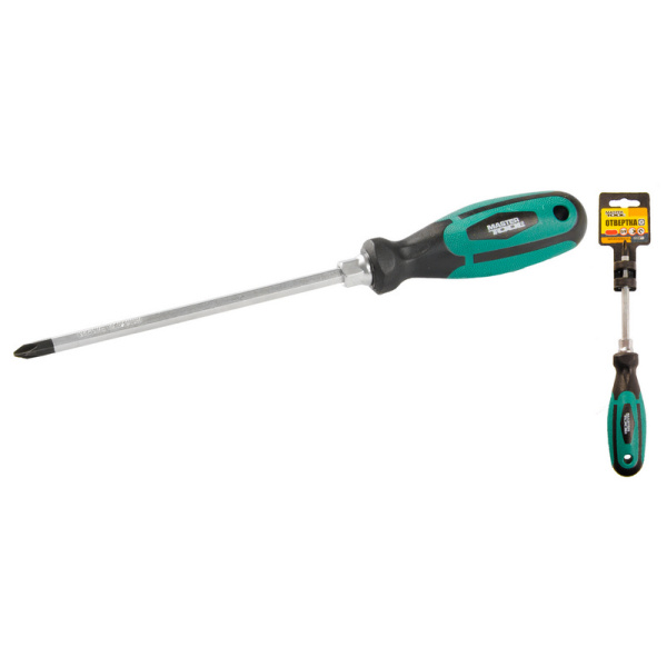 Викрутка хрестова MASTERTOOL РН2х150 мм посилена 45-8215