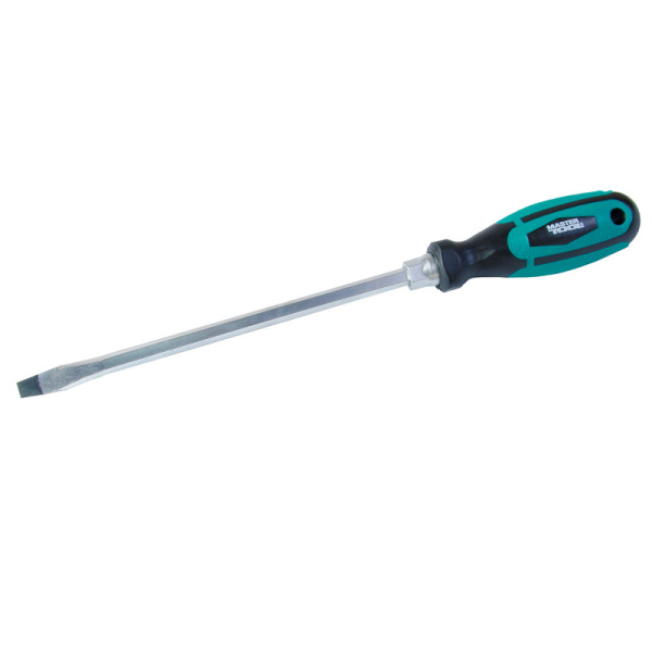 Викрутка плоска MASTERTOOL SL8х200 мм посилена 45-8820