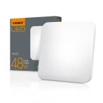 LED світильник настінно-потоловий Квадрат VIDEX 48W 4100K Матовий