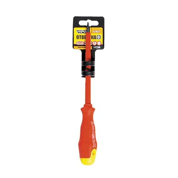 Викрутка діелектрична плоска MASTERTOOL SL5.5х125 мм 1000 В 47-0512