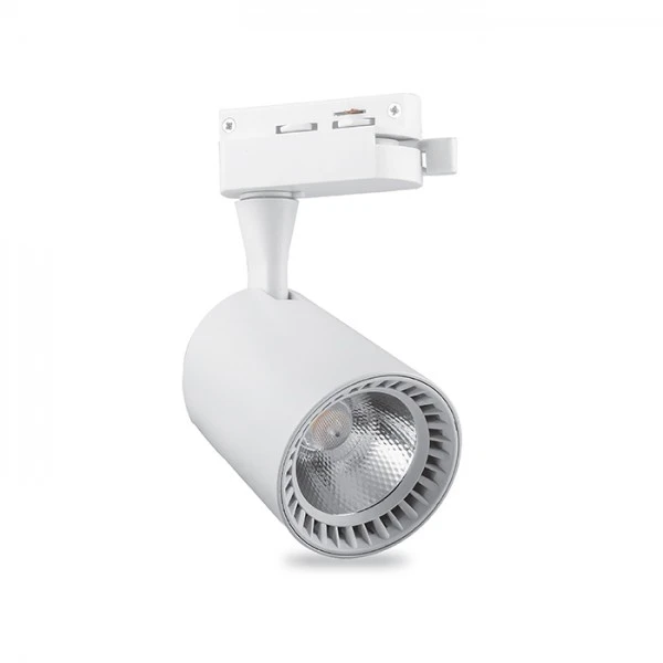 Трековий світильник Feron AL102 COB 12W 960LM 2700K IP40 білий 80*180*170мм (6645)