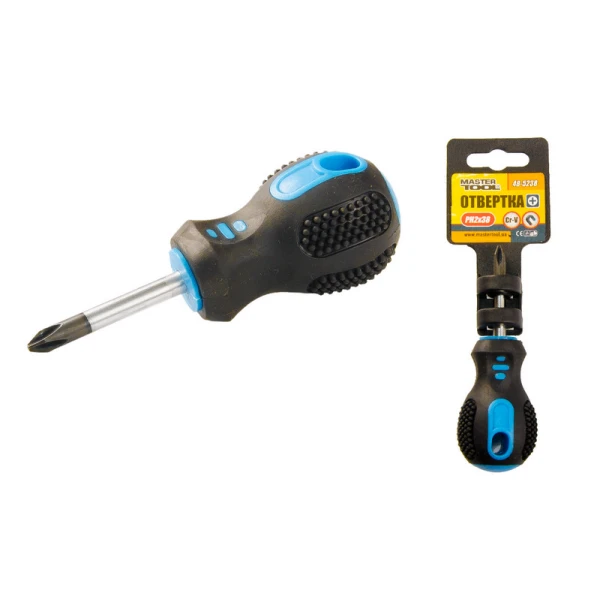 Викрутка хрестова MASTERTOOL РН2х38 мм 48-5238