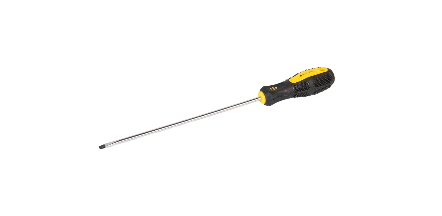 48-5520.jpg Викрутка плоска MASTERTOOL SL5х200 мм 48-5520 - Зображення 1