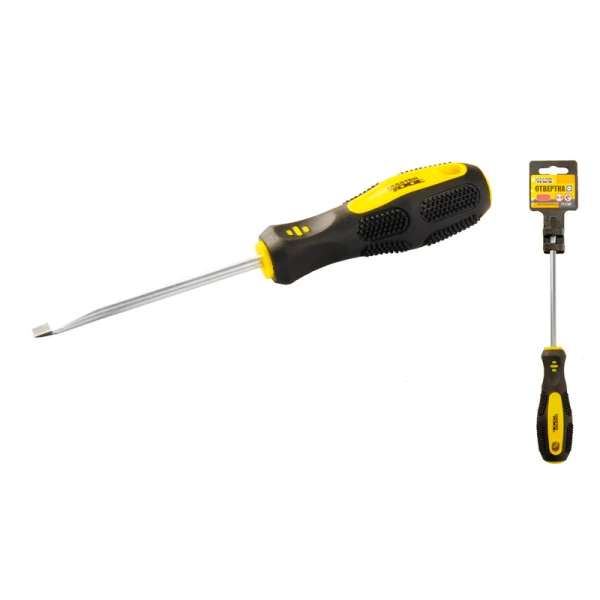Викрутка плоска MASTERTOOL SL6х100 мм 48-5610